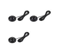 3X Extensión de Antena Wifi Cobre Puro Rp-Sma Macho A Hembra Antena con 3 Metros Cable Base Magnética para Router Tarjeta de Red Inalámbrica