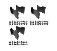3X Extensor de Profundidad para Rack de Servidor 2U: Kit Adaptador de Montaje en Rack Empotrado de 4 Pulgadas de Profundidad para Rack de Red
