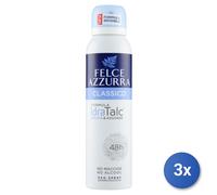 3x Felce Azzurra Clásico Mujer Desodorante Spray 150ML 1PC