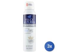 3X Felce Azzurra Cuidado De La Piel Mujer Desodorante Spray 150 Ml 1 Pz