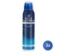 3X Felce Azzurra Desodorante Spray 150 Ml. Cool Blue Hombre