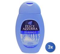 3X Felce Azzurra Gel De Ducha Original Con Aroma Único 250Ml