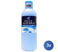 3X Felce Azzurra Musgo Blanco 650 Ml Gel De Ducha