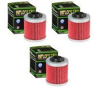 3x Filtro de aceite CAN-AM DS 450 X-mx EFI 10-12 Hiflo HF560