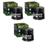 3x Filtro de aceite CFMOTO Terralander 500 12-13 Hiflo HF682