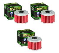 3x Filtro de aceite Honda TRX 450 FM Fourtrax Foreman S 02-04 Hiflo HF113