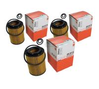 3x Filtro De Aceite MAHLE / KNECHT OX 347D