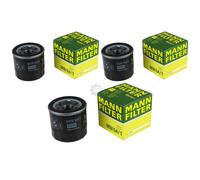 3X Filtro De Aceite MANN-FILTER MW 64/1
