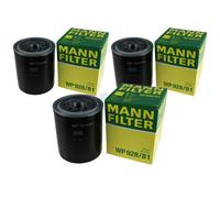 3X Filtro De Aceite MANN-FILTER WP 928/81