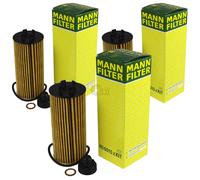 3X Filtro De Aceite Original MANN-FILTER HU 6015 Z KIT