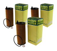 3X Filtro De Aceite Original MANN-FILTER HU 721/5 X
