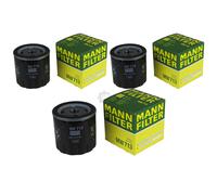 3X Filtro De Aceite Original MANN-FILTER MW 713