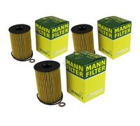 3X Filtro De Aceite Original MANN HU 8007 Z