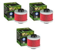 3x Filtro de aceite Peugeot Satelis 125 i.e Evolution Urban ABS 08-12 Hiflo HF185
