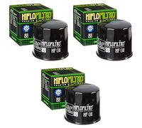 3x Filtro de aceite Suzuki LT-A 700 X KingQuad 4X4 05-08 Hiflo HF138