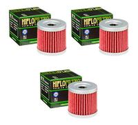 3x Filtro de aceite Suzuki LT-Z 400 Quadsport 03-15 Hiflo HF139
