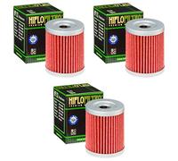 3x Filtro de aceite Suzuki RV 125 Van Van 03-15 Hiflo HF132