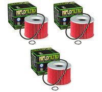 3x Filtro de aceite Yamaha FZR 1000 Genesis Exup 89-90 Hiflo HF401