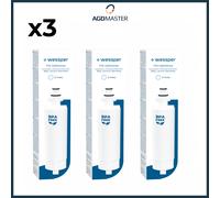 3x Filtro de agua congelador 4874960100 compatible con Beko 4874960100
