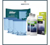 3x Filtro de agua de repuesto Philips Saeco AquaClean CA6903/10 + 250ml desca...