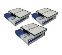 3x Filtro De Aire Interior MAHLE / KNECHT Filtro De Polen Filtro Interior LA 440