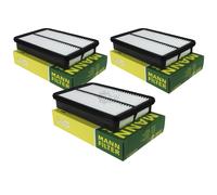 3X Filtro De Aire Original MANN-FILTER C 2731/1