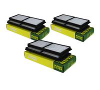 3X Filtro De Polen MANN-FILTER Original Para Aire Interior CU 23 001-2
