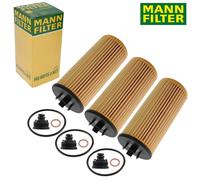 3X Filtro Mann HU 6015z KIT de Aceite Para BMW F45 F46 F48 I12 Mini F54 F55 F56