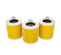 3x Filtros compatibles con Kärcher WD3 WD2 WD1 MV3 MV2 WD 3 P Extension KIT