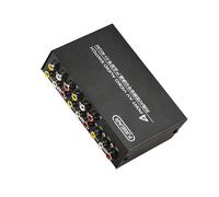 3X FJGEAR Conmutador AV 4 en 1 Salida Av RCA Interface Conmutador de Audio y Vídeo Conmutador AV Multifunción de 4 Vías
