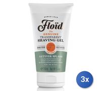 3X Floid Espuma De Afeitar Gel 150 Ml. Vetiver Spla