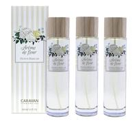 3x Frasco 150ml Caravan arome de fleur flores blanca