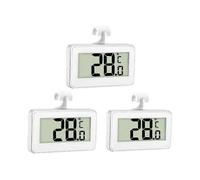 3X Fridge Thermometer Digital Thermometer Freezer Thermometer Refrigerator Room Waterproof Freezer Thermometer with LCD Display,2024