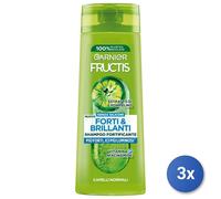 3x Fructis Champú 250 Ml. Normales Hecho En Italia