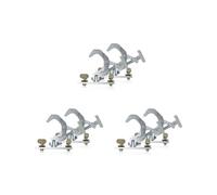 3X Ganchos de SujecióN Plegables de Aluminio Luz de Escenario Gancho Colgante Plegable Carga de 150 Kg Tubo de Armadura de 42-61 mm 230 W 7R/200 W 5R
