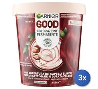 3x Garnier Good Colorante Cap. 6.6 Rojo Granada Sin Amoniaco