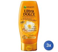 3x Garnier Ultra Dulce de Aceite Argán y Camelia 250Ml Balsamo para el Cabello