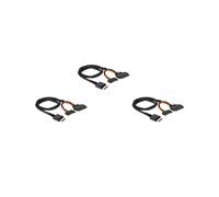3X Gen 4 Oculink SFF-8611 4I A PCIe SFF-8639 U.2 NVMe con Cable de Servidor de Alimentación Macho 15P