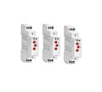 3X GEYA GRT8-M1 Encendido Off Relay Relay 16A AC / DC12V-240V Multifunción Din Rail Relé de Temporizador Automático