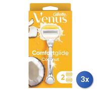 3X Gillette Afeitadora Lady Venus Coco 5 Cuchillas