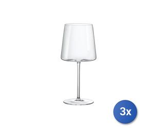 3x H&H Confezioni 4 Copas Adler de Vetro Sonoro Transparente, cl. 45