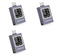 3X HDC-085C 4.5-50V 0-12A PD3.1 Pantalla Digital Multifunción Amperímetro de Voltaje CC Medidor de Potencia Probador de Carga de Celda Tipo C