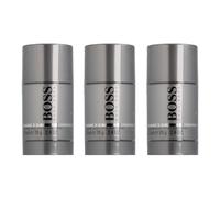 3x Hugo Boss Boss desodorante embotellado en barra 75 ml
