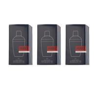 3x Hugo Boss HUGO azul oscuro EDT 75 ml