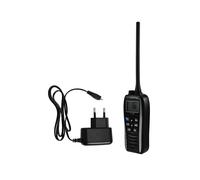 3X IC-M25 Walkie Talkie, Maritime Waterproof VHF Floating Handheld, LCD Display, and Waterproof EU Plug