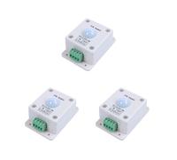 3X IluminacióN LED Sensor Activado por Movimiento Interruptor Control de Luz Pasiva de 12 Voltios CC