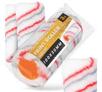 3x Instalguru Rodillo Pintura 10 cm 6x30 mm Poliacril Recambio Profesional Ideal Para Pintar Paredes Techos Hogar Proyecto Renovación Aplicación Limpia Precisa