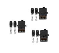 3X Interruptor de Control Remoto Inalámbrico AC 220V 30A 1CH 433MHz Receptor de Relé RF + Transmisor de Encendido/Apagado para Lámpara de Aparato