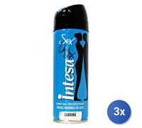 3X Intesa Sex-Unisex Perfume Desodorante Guaraná 125Ml