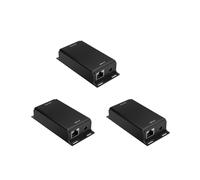3X Inyector Gigabit PoE Convertidor PoE de 12 V A 24 V para Conversiones Solares Entrada de 12-60 V Salida PoE Pasiva de 24 V para MikroTIk